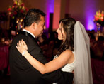Photo of father and daughter dance